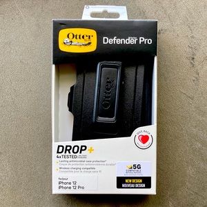 Black Otter Box for IPhone 12